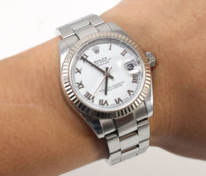2003 Rolex Lady's Mid Size Stainless Steel DateJust