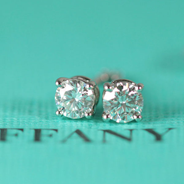 diamond stud earrings tiffany co