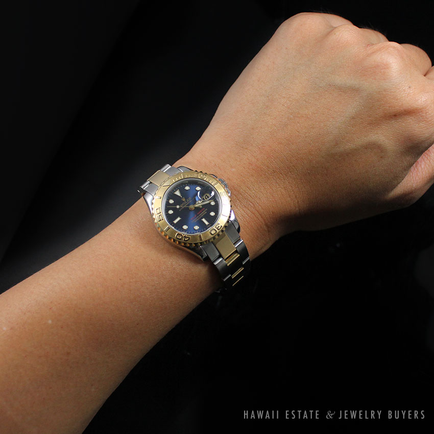 I FN love watches - The beautiful Rolex Yacht-Master blue dial on