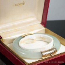 Ming's Jade Hinged Bangle