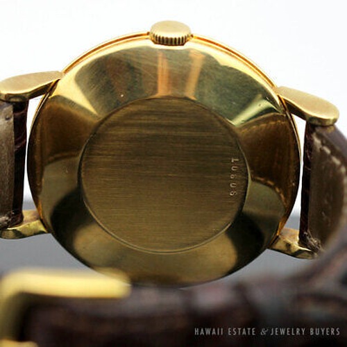 Audemars Piguet Geneve 18K Yellow Gold Automatic 30mm Men's Leather Strap Watch - Image 6
