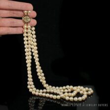 Ming's Hawaii Double Strand Pearl Necklace