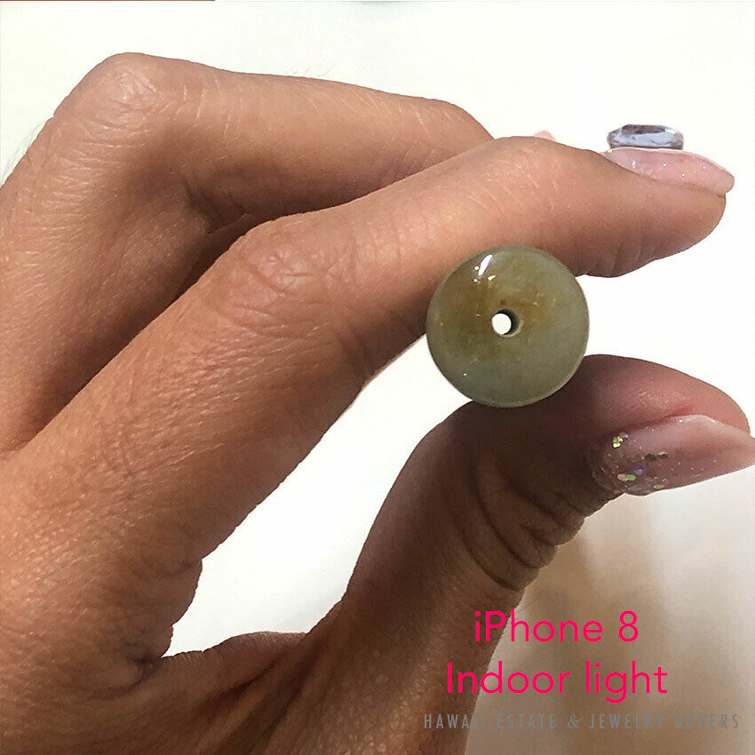Vintage Jade 1ctw Natural Diamond 18K Yellow Gold Cigarette Holder - Image 5