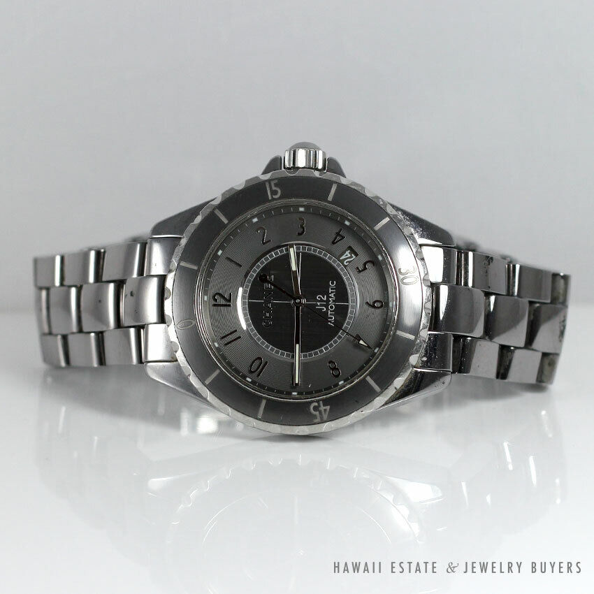 Chanel J12 Stainless Steel Automatic Watch with Box & Papers - Image 7