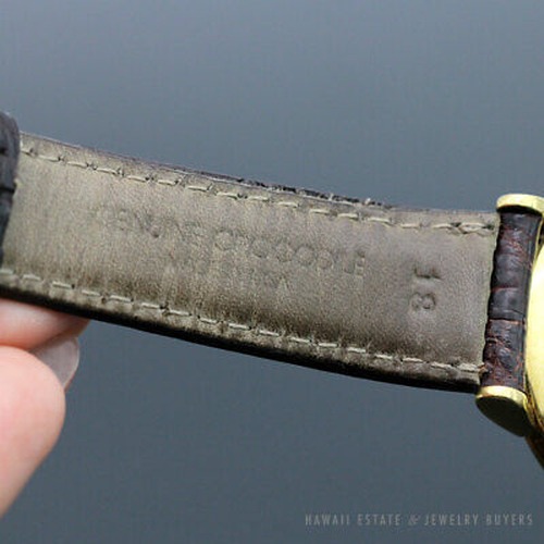 Audemars Piguet Geneve 18K Yellow Gold Automatic 30mm Men's Leather Strap Watch - Image 10